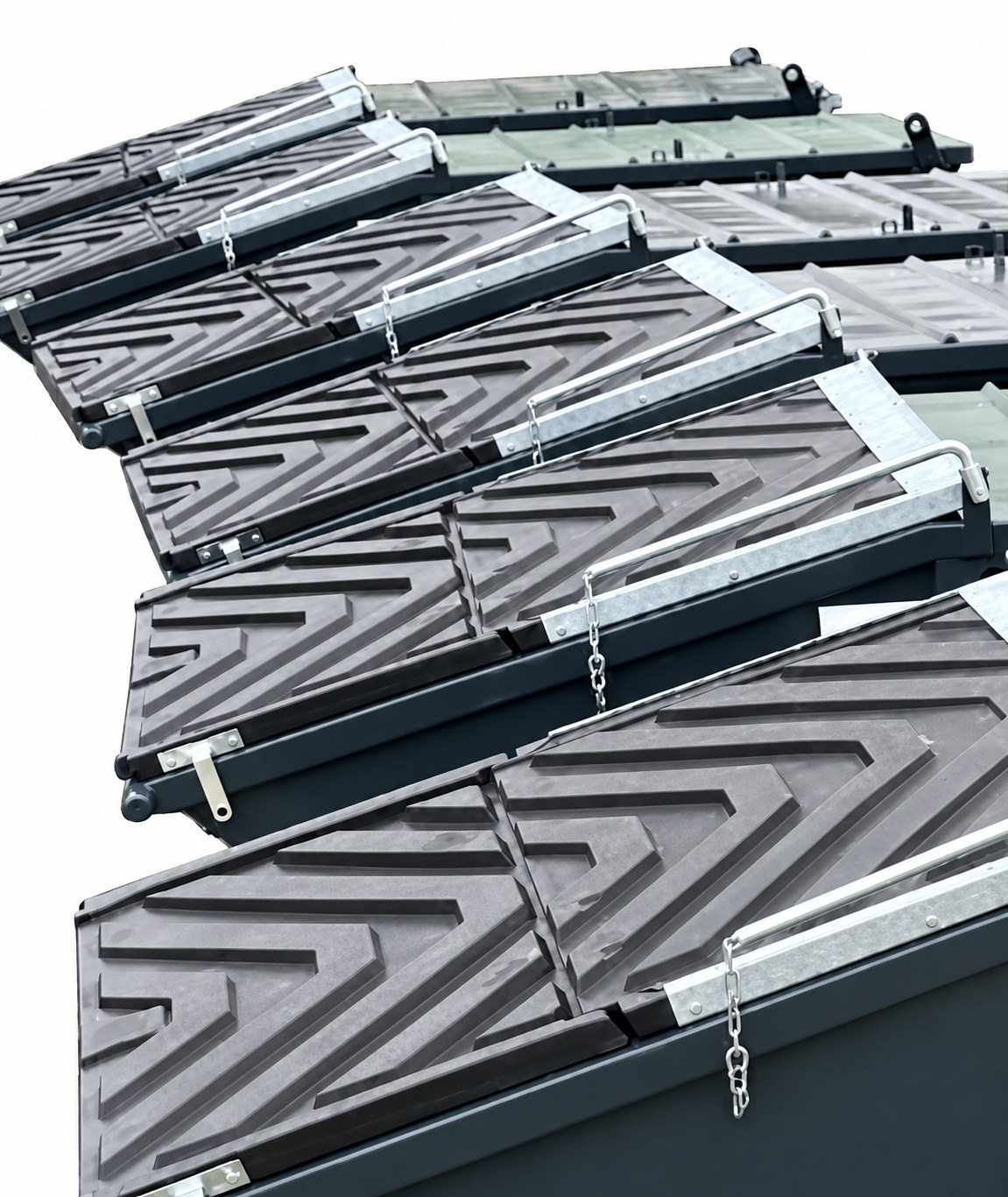 Midi-Container – Detailansicht Rolldeckel